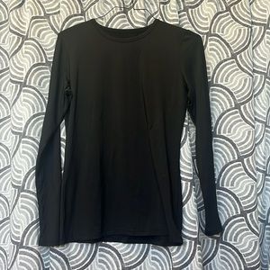 Black long sleeve athletic top